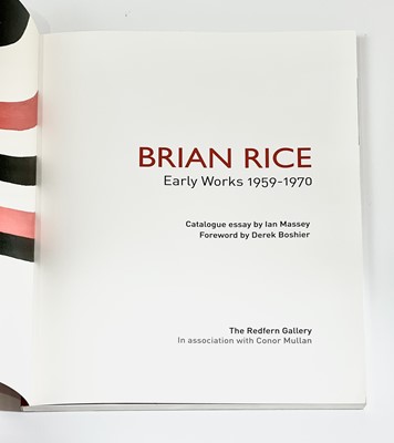 Lot 15 - Two copies of 'Brian Rice - Retrospective...