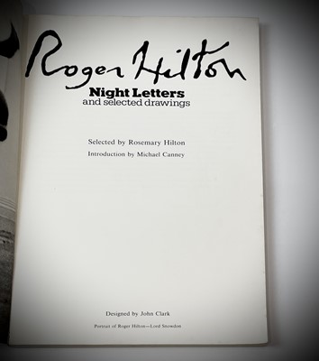 Lot 17 - 'Roger Hilton - Night Letters and selected...