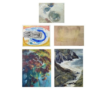 Lot 799 - Six contemporary original works - Ian Dunlop,...