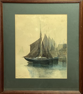 Lot 130 - Richard Harry CARTER (1839-1911) Ships at...