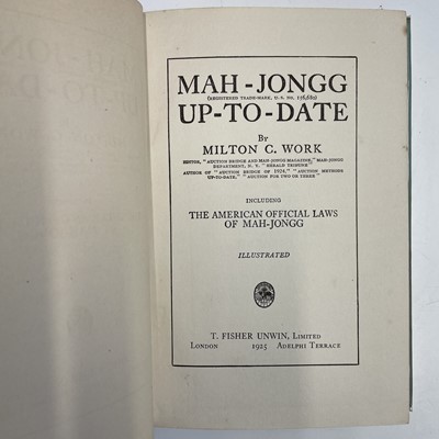 Lot 130 - MILTON C. WORK, 'Mah-Jongg Up-To-Date', dated...