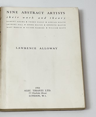 Lot 32 - LAWRENCE ALLOWAY. 'Nine Abstract Artists:...