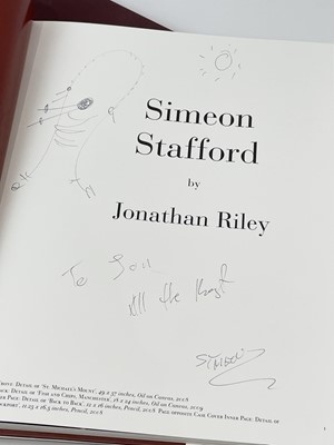 Lot 43 - 'Simeon Stafford' by Jonathan Riley, hardback,...