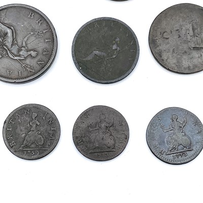 Lot 20 - Great Britain Copper Coinage (x14). A mixed...