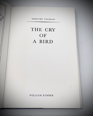 Lot 52 - DOROTHY YGLESIAS. 'The Cry of a Bird,' signed...