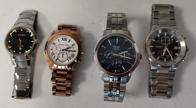 Lot 10 - Four gentlemen's wristwatches including,...