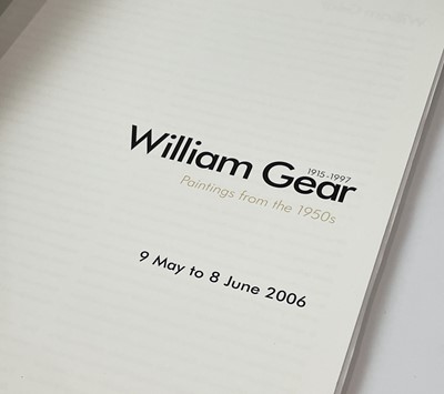 Lot 57 - 'William Gear' by John McEwen, hardback, first...