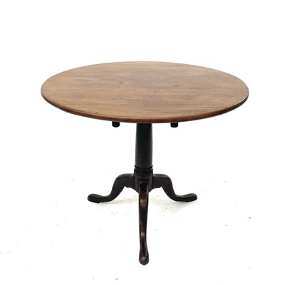 Lot 3047 - A George III mahogany tripod table, with...