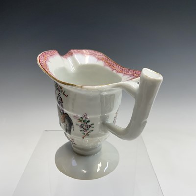 Lot 32 - A Chinese famille rose porcelain jug, 19th...