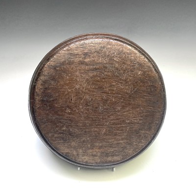 Lot 177 - A Welsh oak circular shallow bowl, early 19th...