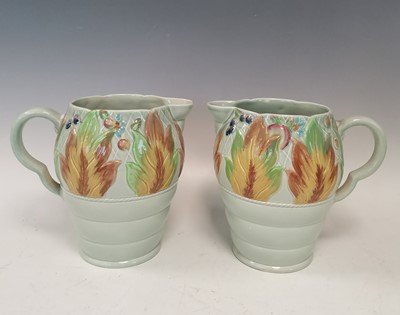 Lot 7 - A pair of Clarice Cliff Newport Pottery Celtic...