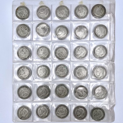 Lot 24 - Great Britain Half Crowns pre 1947 Silver and...