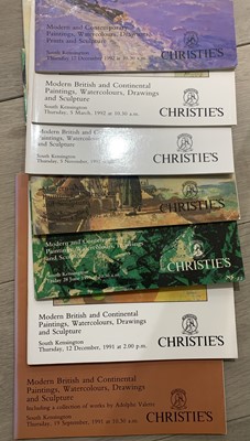 Lot 113 - A number of Christie's art catalogues dating...