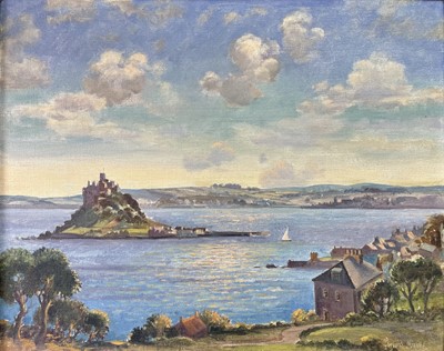 Lot 151 - Bernard NINNES (1899-1971) Mount's Bay Oil on...