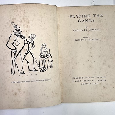 Lot 187 - REGINALD ARKELL. 'Playing the Games,' first...