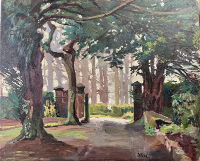 Lot 336 - John Anthony PARK (1880-1962) The Entrance Oil...