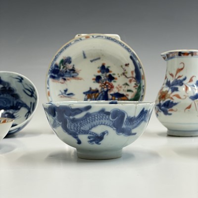 Lot 116 - A Chinese Imari porcelain cream jug and cover,...