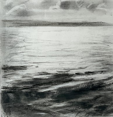 Lot 239 - Paul LEWIN (1967) Bideford Bay Charcoal...