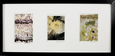 Lot 87 - Ray BARRY (1931) Three small works and an...