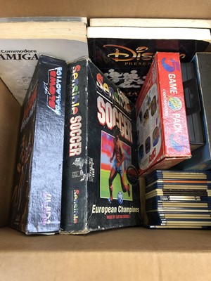 Lot 351 - Two AMIGA A500s, an AMIGA A520 mod, various...