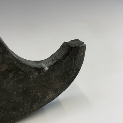 Lot 115 - A Chinese bronze temple gong, of archaic...