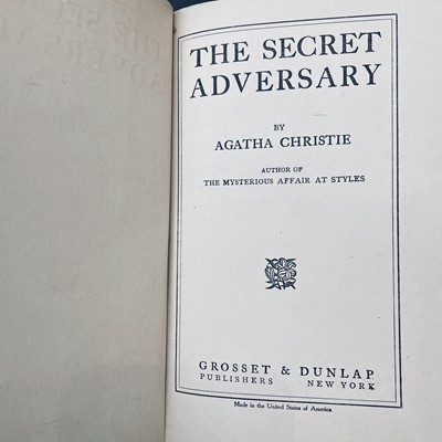 Lot 261 - AGATHA CHRISTIE. 'The Secret Adversary,' USA...