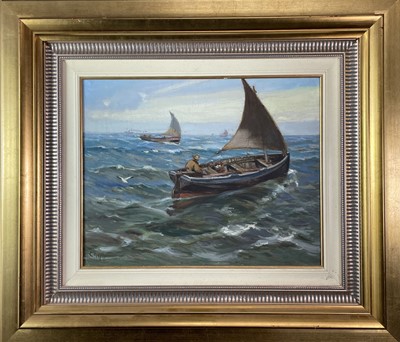 Lot 244 - Charles Napier HEMY (1841-1917) Fishing Boats...