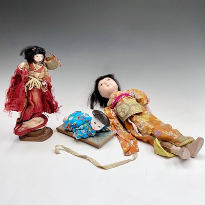 Lot 68 - A Japanese composition head doll, 20th century,...