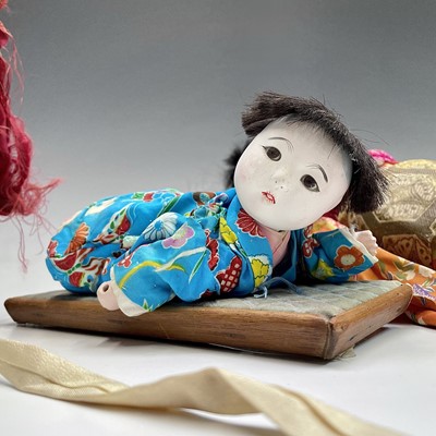 Lot 68 - A Japanese composition head doll, 20th century,...