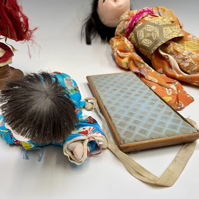 Lot 68 - A Japanese composition head doll, 20th century,...