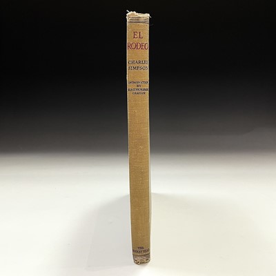 Lot 287 - CHARLES SIMPSON. 'El Rodeo,' first edition,...