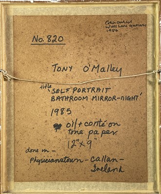 Lot 15 - Tony O'MALLEY (1913-2003) Self Portrait...