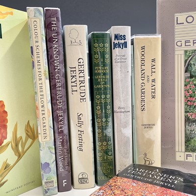 Lot 294 - GERTRUDE JEKYLL. Nine books on the life and...