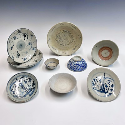 Lot 109 - A selection of Chinese provincial pottery...