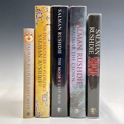 Lot 331 - SALMAN RUSHDIE. 'East, West,' signed by author,...