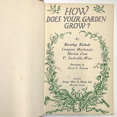 Lot 333 - HORTICULTURE INTEREST. 'How Does Your Garden...