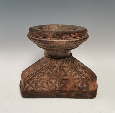 Lot 13 - A carved antique Indian seed pot, circa 1900....