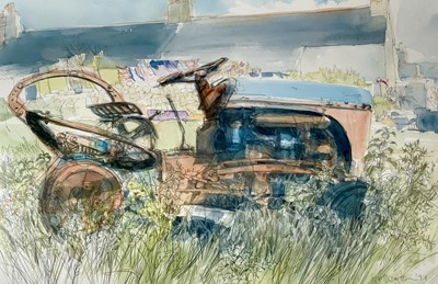 Lot 171 - Sue LEWINGTON (1956) Tractor at North Farm...