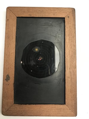 Lot 79 - Twenty-one wood framed magic lantern slides of...