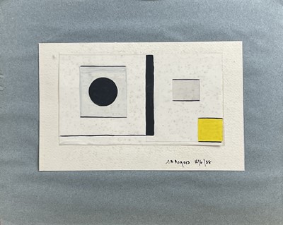 Lot 525 - Edward H. ROGERS (1911-1994) Abstract Design...