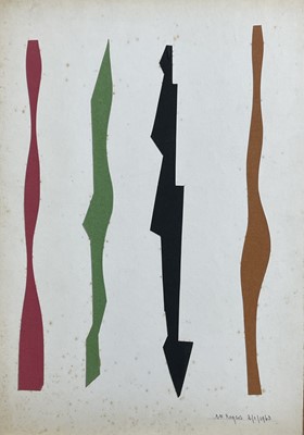 Lot 503 - Edward H. ROGERS (1911-1994) Abstract Shapes...