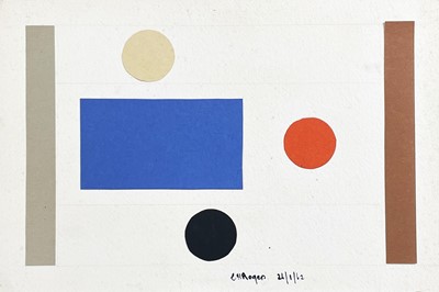 Lot 523 - Edward H. ROGERS (1911-1994) Abstract Design...