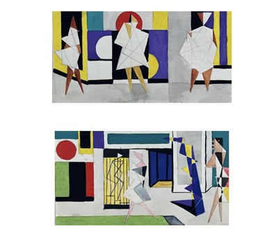 Lot 504 - Edward H. ROGERS (1911-1994) Figures in...