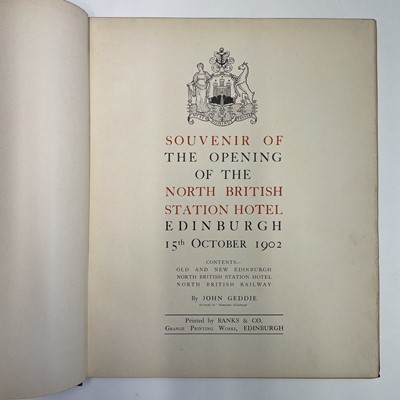 Lot 377 - SOUVENIR OF THE OPENING OF THE NORTH BRITISH...