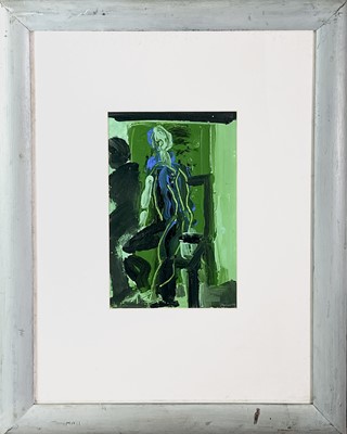 Lot 706 - Bruer TIDMAN (1939) Seated Figure Acrylic...