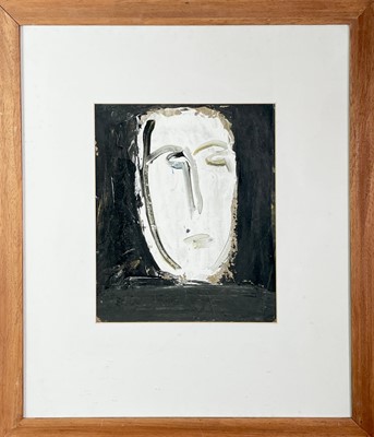 Lot 797 - Bruer TIDMAN (1939) Head Acrylic Signed,...