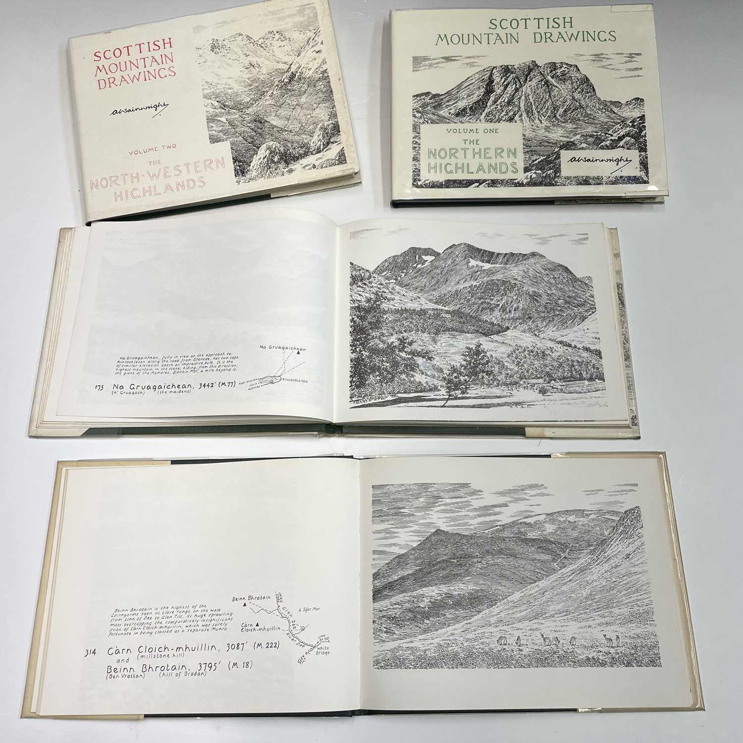 Lot 378 - A WAINWRIGHT. 'Scottish Mountain Drawings',