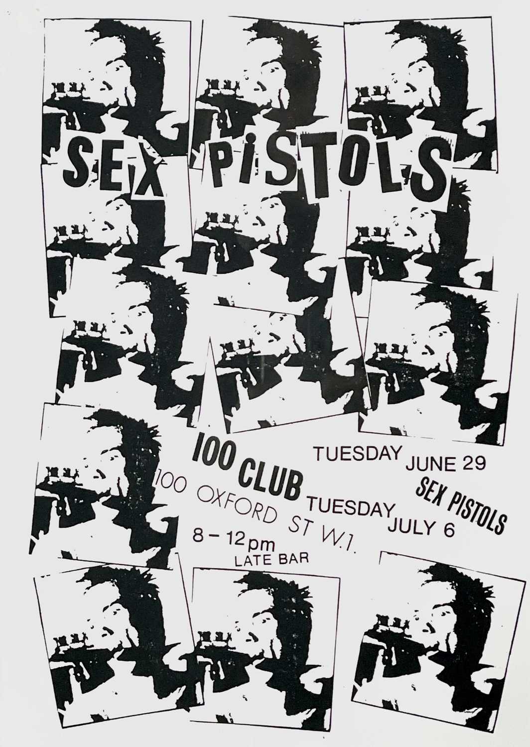 Lot 694 - Jamie REID (1947) Sex Pistols Poster Paper