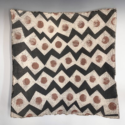 Lot 813 - Jason Wason, a large studio pottery square...