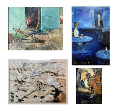 Lot 681 - Four works The largest 53x72cm